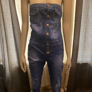 One piece Denim jumpsuit